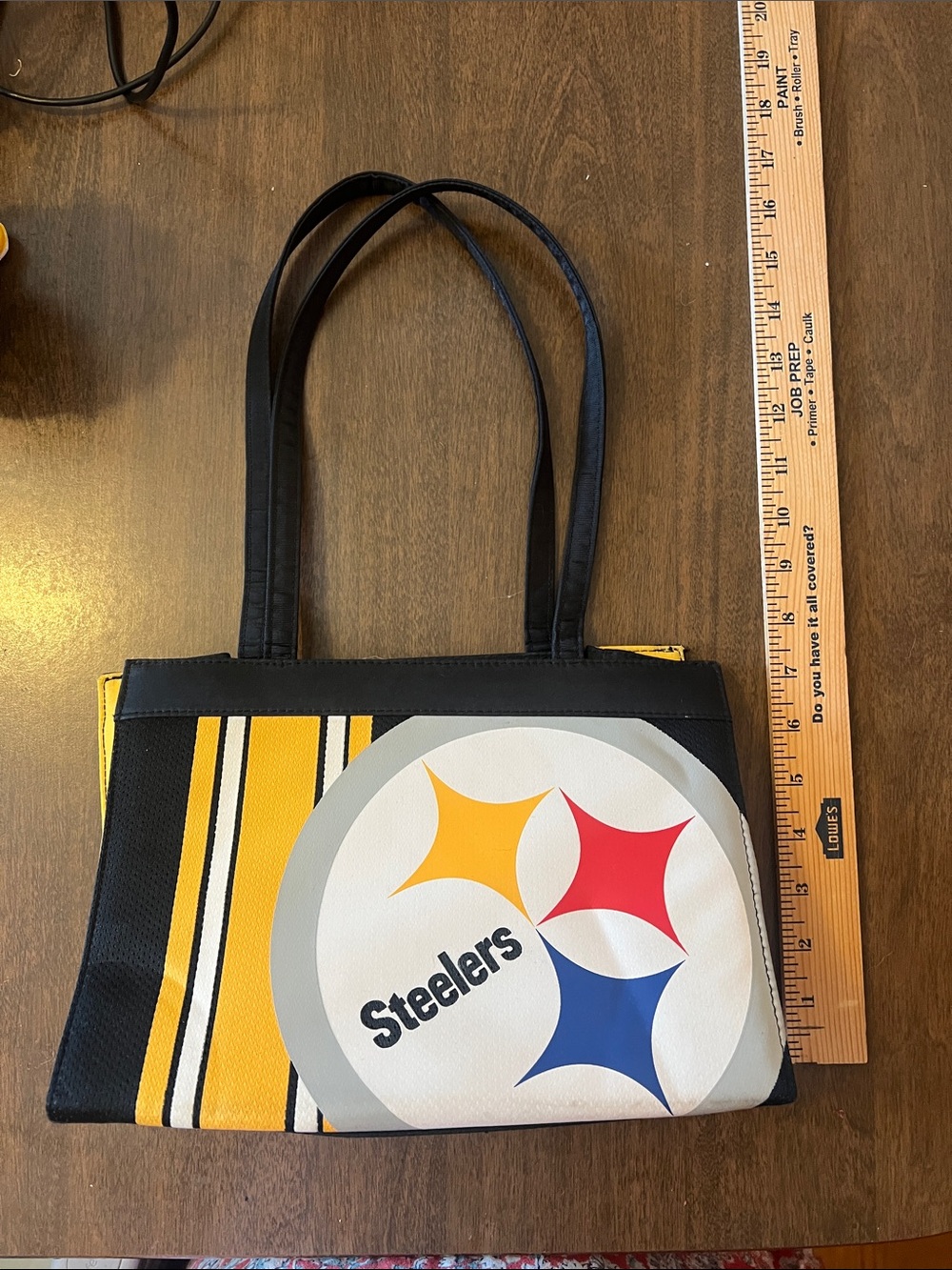 NFL Black Yellow Red Blue Steelers Shoulder Bag